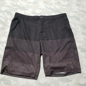 Hybrid Collection Shorts Mens 38 Black Pockets Swim